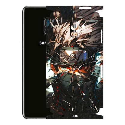 Samsung A/S Series Phone Skins (All Models) - Kakashi Shattered Glass Effect - 3D Embossed Finish (L-237) Samsung Galaxy A8 Plus