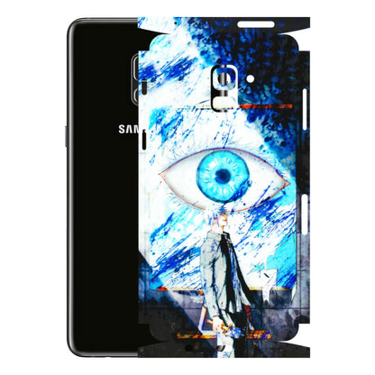 Samsung A/S Series Phone Skins (All Models) - Gojo Satoru evil eye - 3D Embossed Finish (L-239) Samsung Galaxy A8 Plus