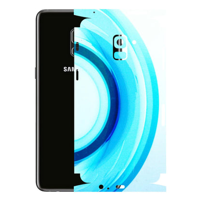 Samsung A/S Series Phone Skins (All Models) - The Blue Curve - 3D Embossed Finish (L-244) Samsung Galaxy A8 Plus