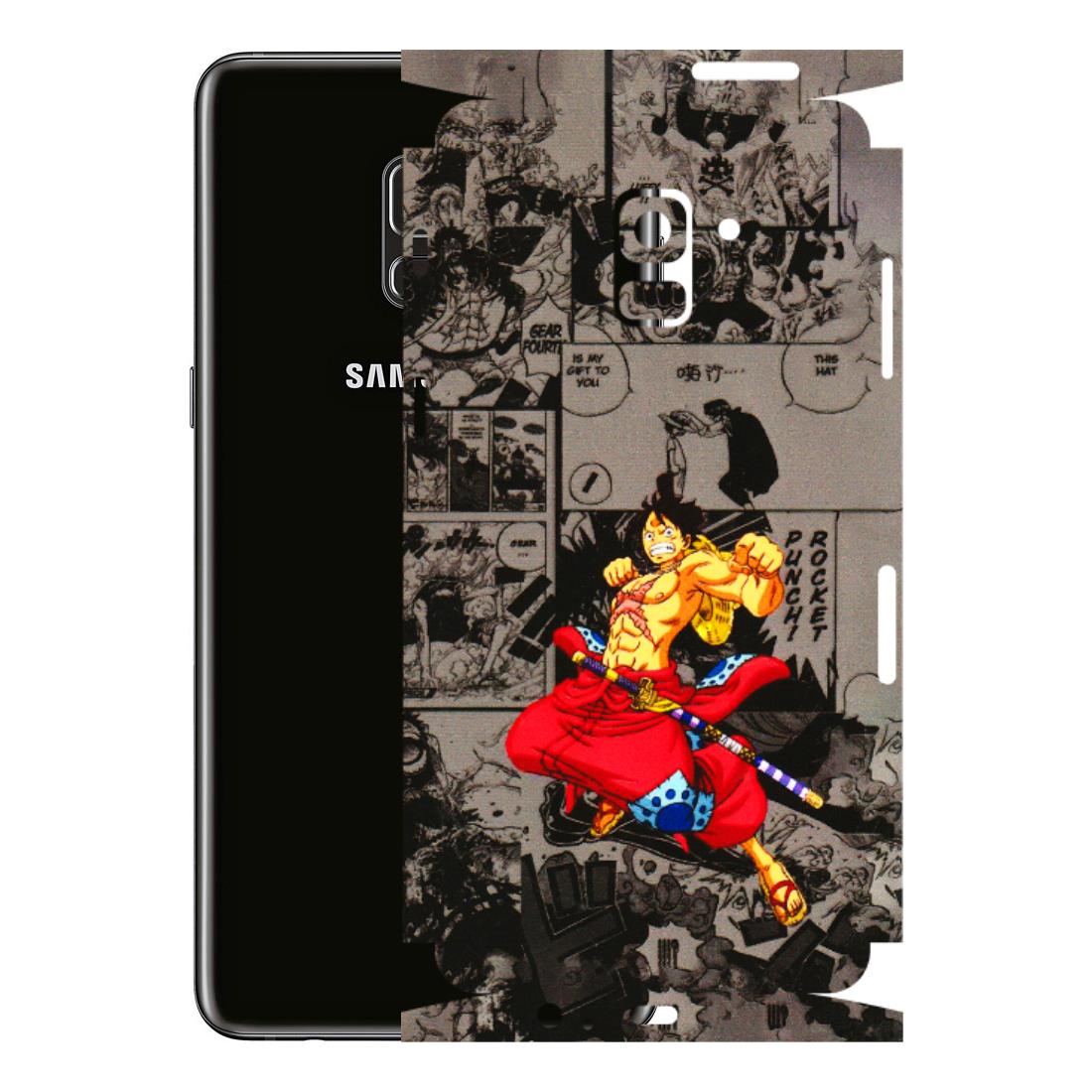 Samsung A/S Series Phone Skins (All Models) - One Piece Rocket Punch Manga - 3D Embossed Finish (L-25) Samsung Galaxy A8 Plus