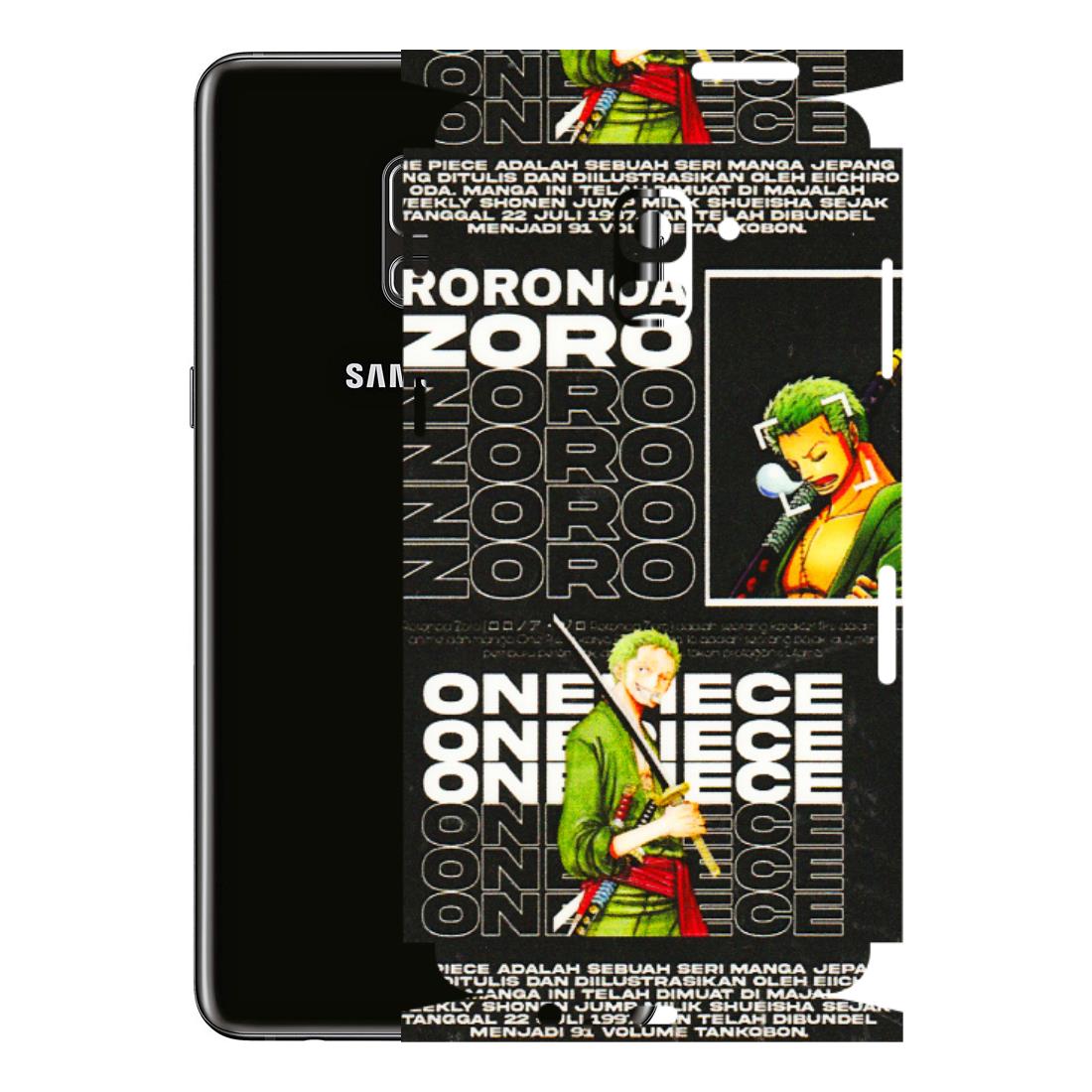 Samsung A/S Series Phone Skins (All Models) - One Piece Zoro - 3D Embossed Finish (L-250) Samsung Galaxy A8 Plus