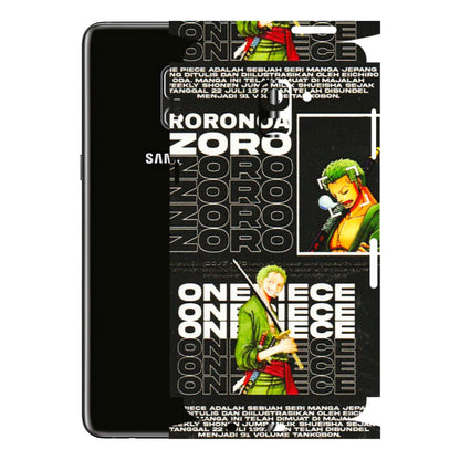 Samsung A/S Series Phone Skins (All Models) - One Piece Zoro - 3D Embossed Finish (L-250) Samsung Galaxy A8 Plus