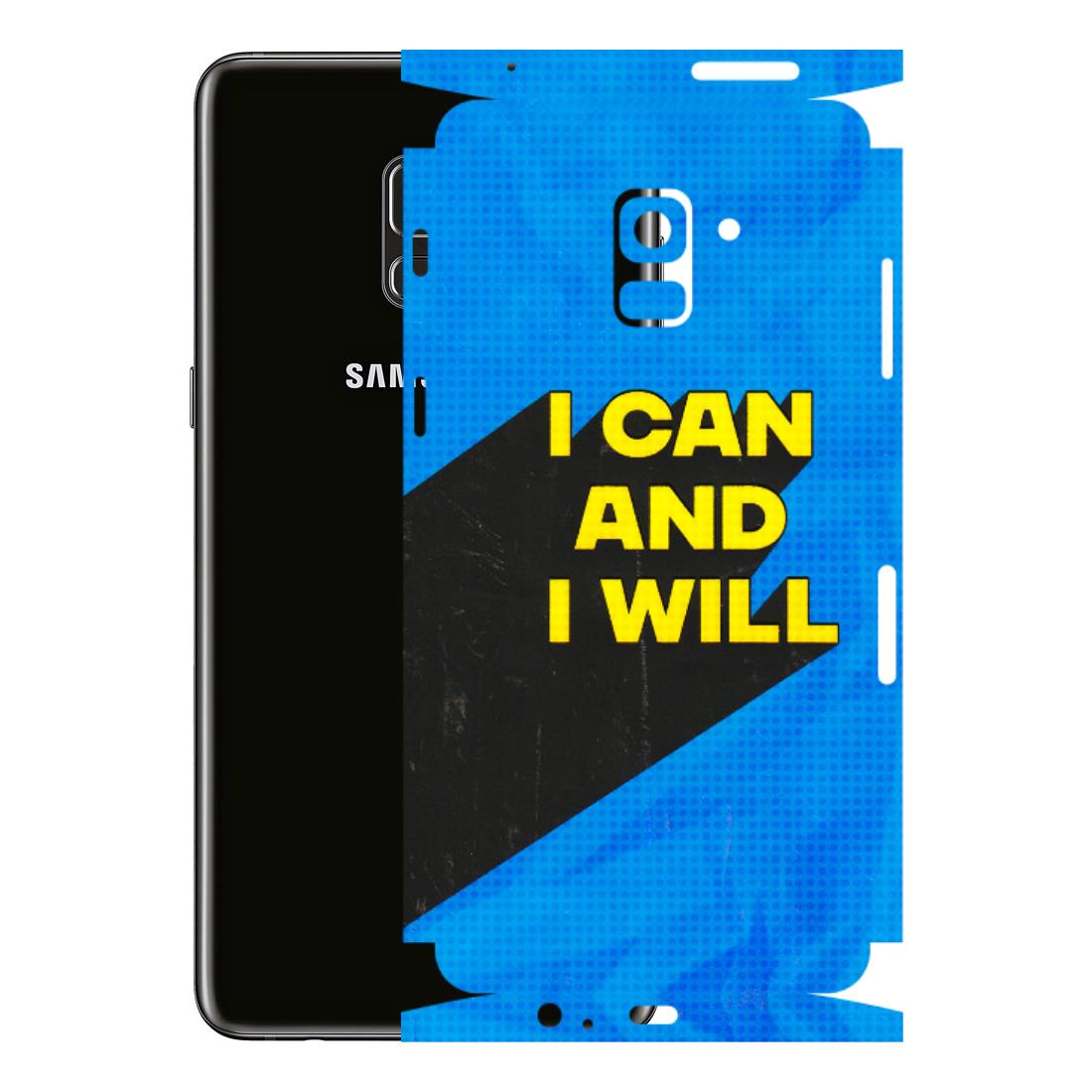 Samsung A/S Series Phone Skins (All Models) - I Can And I Will - 3D Embossed Finish (L-281) Samsung Galaxy A8 Plus
