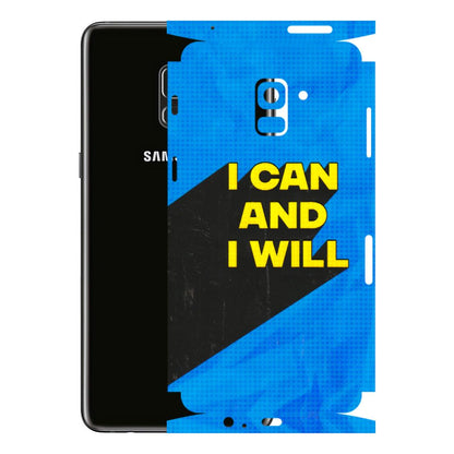 Samsung A/S Series Phone Skins (All Models) - I Can And I Will - 3D Embossed Finish (L-281) Samsung Galaxy A8 Plus