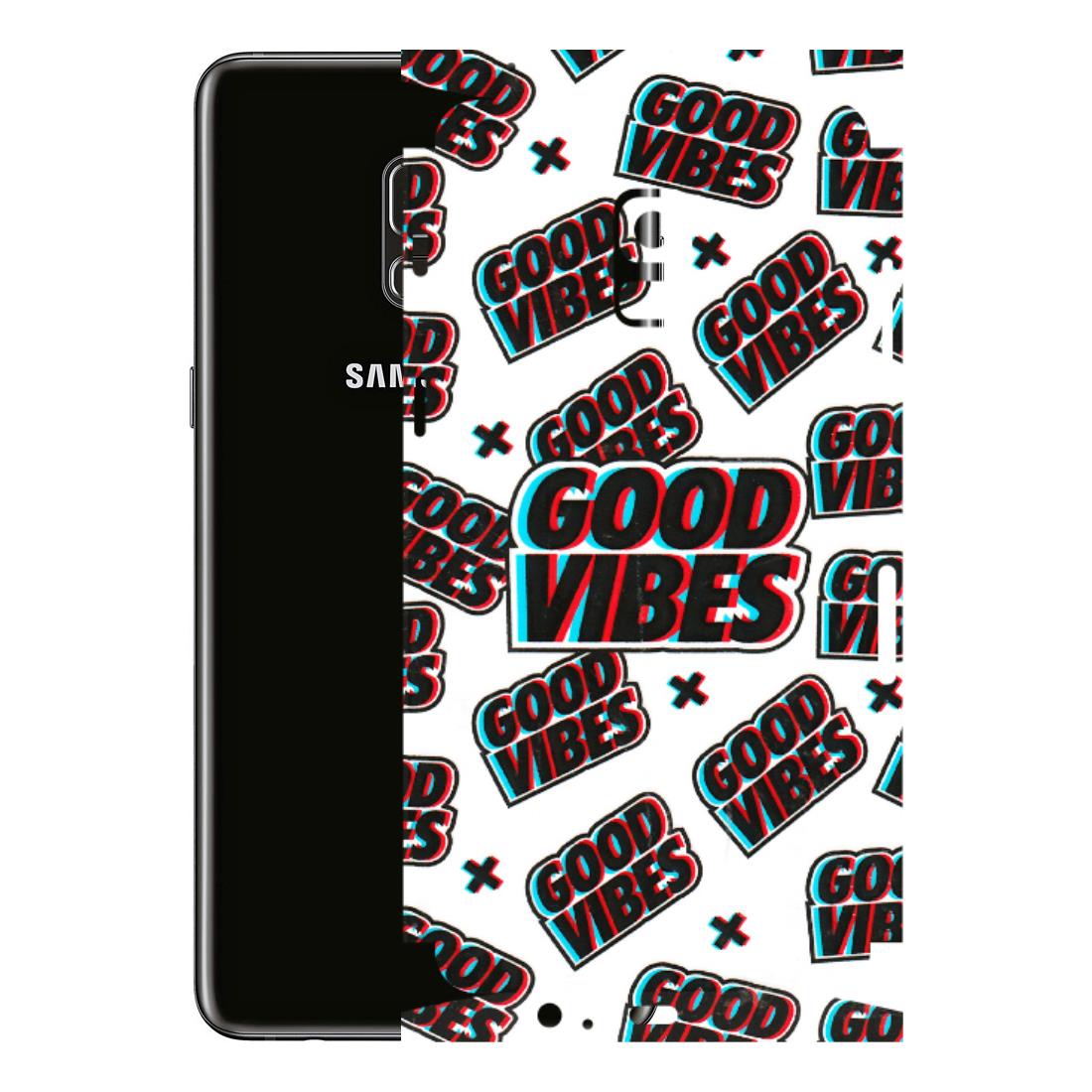 Samsung A/S Series Phone Skins (All Models) - Good Vibes - 3D Embossed Finish (L-282) Samsung Galaxy A8 Plus