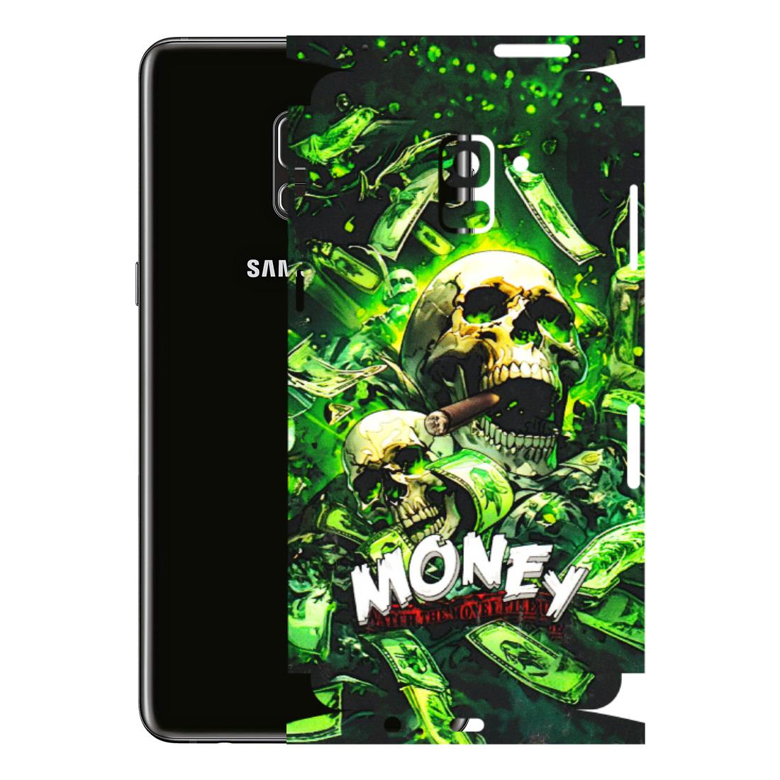 Samsung A/S Series Phone Skins (All Models) - Skull Money - 3D Embossed Finish (L-303) Samsung Galaxy A8 Plus