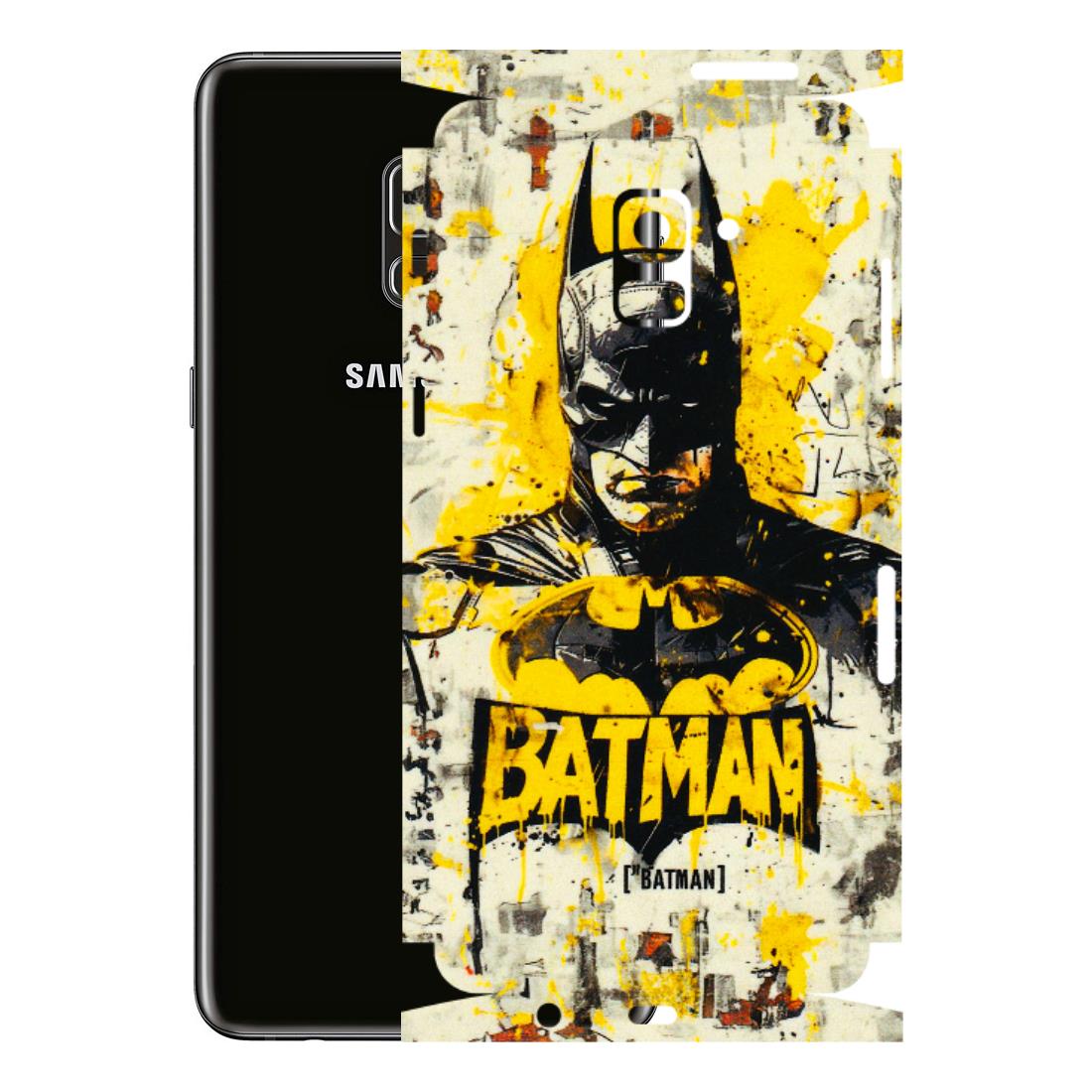 Samsung A/S Series Phone Skins (All Models) - Batman Yellow BT - 3D Embossed Finish (L-304) Samsung Galaxy A8 Plus
