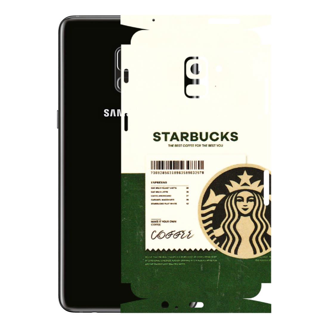 Samsung A/S Series Phone Skins (All Models) - Starbucks Barcode - 3D Embossed Finish (L-308) Samsung Galaxy A8 Plus
