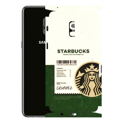 Samsung A/S Series Phone Skins (All Models) - Starbucks Barcode - 3D Embossed Finish (L-308) Samsung Galaxy A8 Plus
