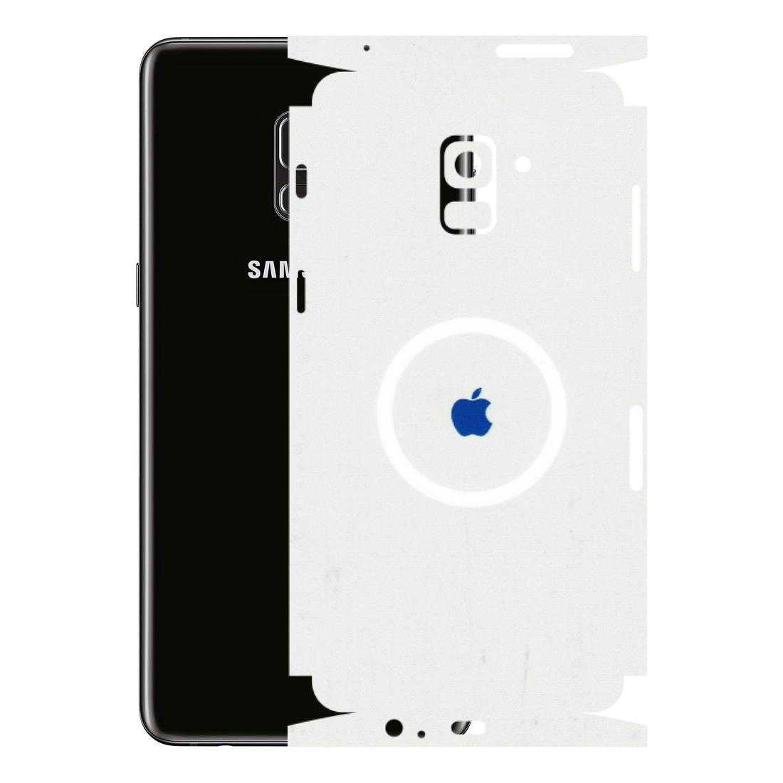 Samsung A/S Series Phone Skins (All Models) - iPhone Magsafe Logo - 3D Embossed Finish (L-320) Samsung Galaxy A8 Plus