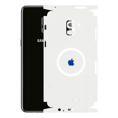 Samsung A/S Series Phone Skins (All Models) - iPhone Magsafe Logo - 3D Embossed Finish (L-320) Samsung Galaxy A8 Plus