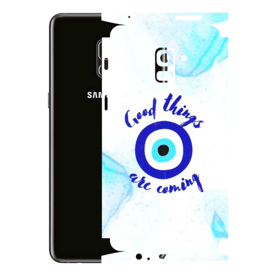 Samsung A/S Series Phone Skins (All Models) - Evil Eye Good Things Are Coming - 3D Embossed Finish (L-322) Samsung Galaxy A8 Plus