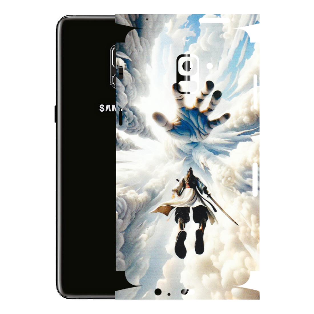 Samsung A/S Series Phone Skins (All Models) - Big Hand With Monkey King - 3D Embossed Finish (L-323) Samsung Galaxy A8 Plus
