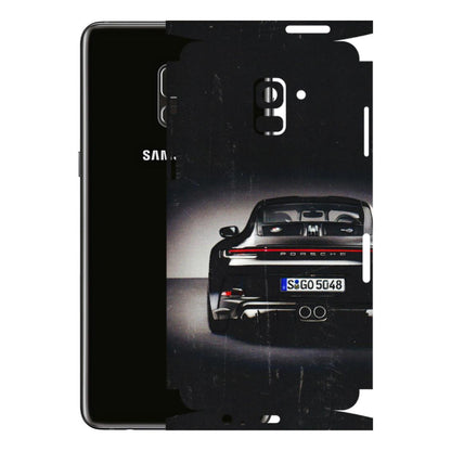 Samsung A/S Series Phone Skins (All Models) - New Black Porsche GT3 - 3D Embossed Finish (L-327) Samsung Galaxy A8 Plus