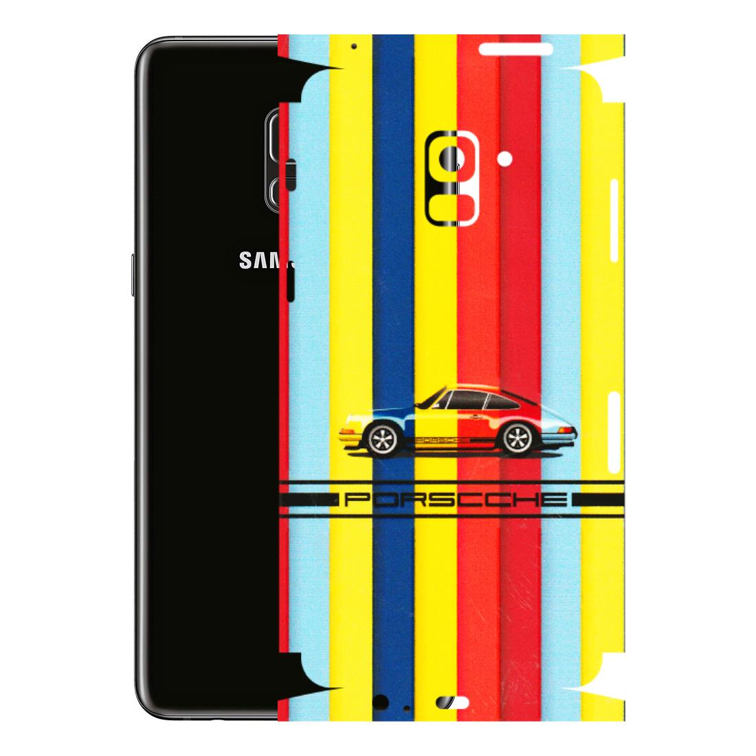 Samsung A/S Series Phone Skins (All Models) - Multicolour Porche - 3D Embossed Finish (L-39) Samsung Galaxy A8 Plus