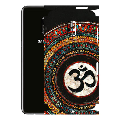 Samsung A/S Series Phone Skins (All Models) - Aum Chant Abstract - 3D Embossed Finish (L-42) Samsung Galaxy A8 Plus