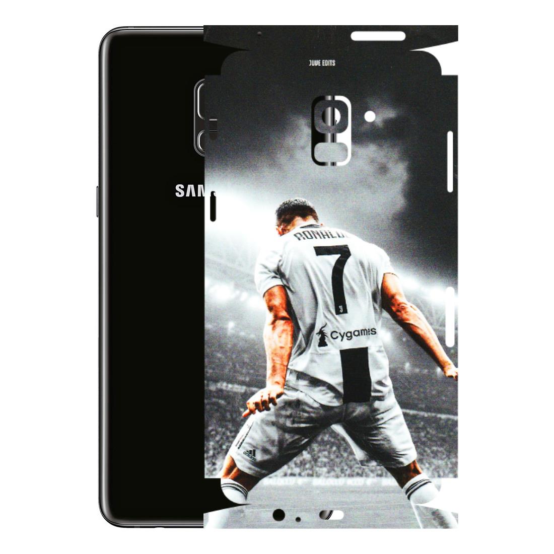Samsung A/S Series Phone Skins (All Models) - Ronaldo CR7 Crazy - 3D Embossed Finish (L-44) Samsung Galaxy A8 Plus