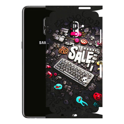 Samsung A/S Series Phone Skins (All Models) - Gadgets Sale - 3D Embossed Finish (L-50) Samsung Galaxy A8 Plus