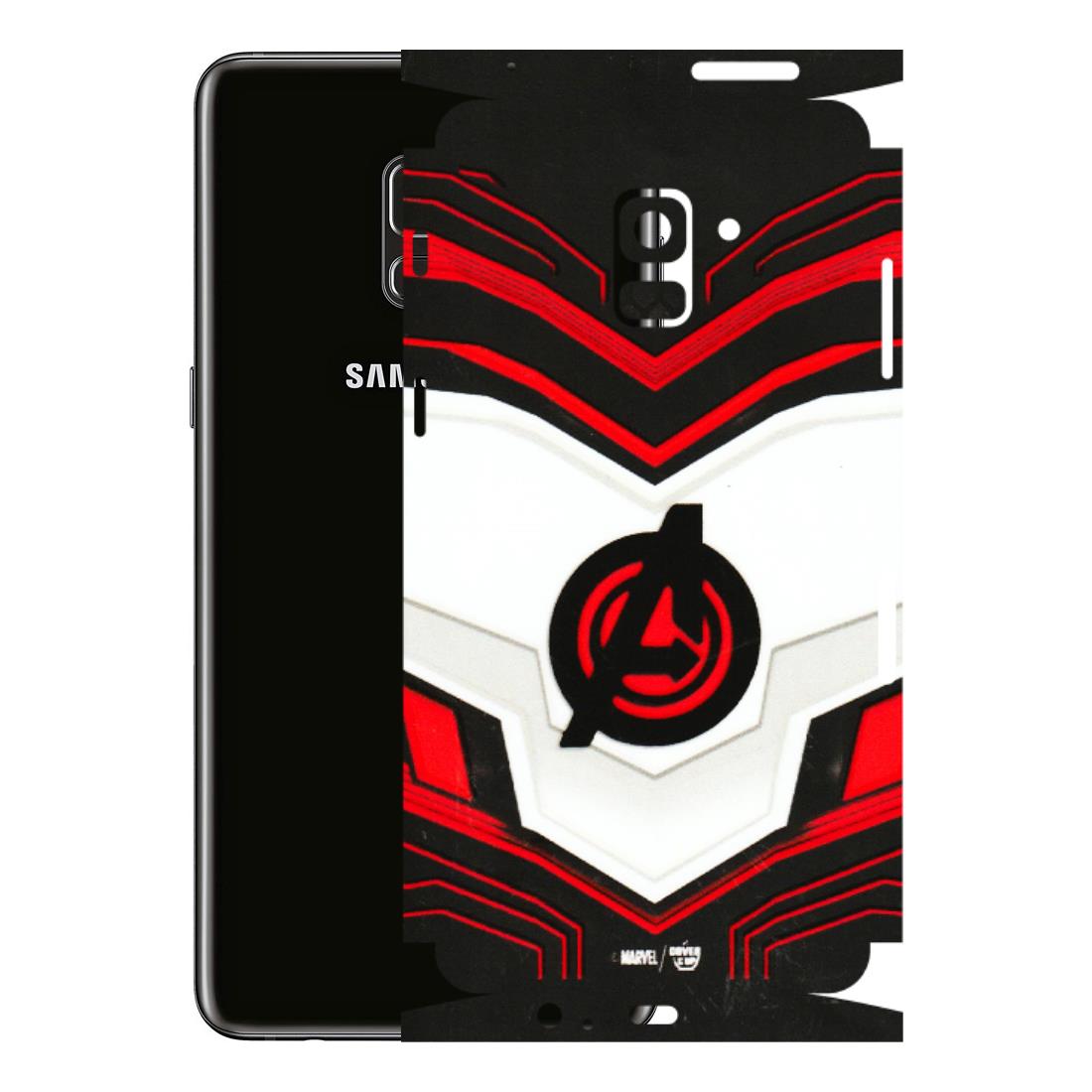 Samsung A/S Series Phone Skins (All Models) - Avengers Logo - 3D Embossed Finish (L-55) Samsung Galaxy A8 Plus