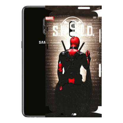 Samsung A/S Series Phone Skins (All Models) - Deadpool - 3D Embossed Finish (L-56) Samsung Galaxy A8 Plus