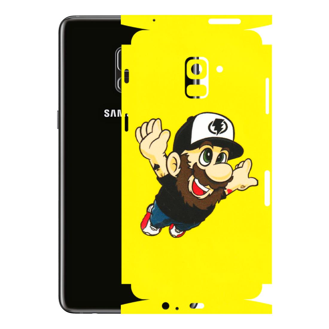 Samsung A/S Series Phone Skins (All Models) - Flying Beardo - 3D Embossed Finish (L-60) Samsung Galaxy A8 Plus