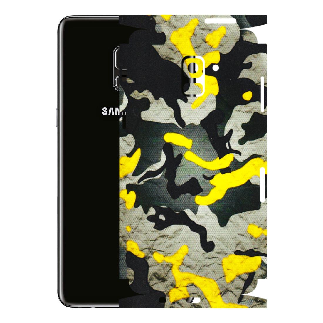 Samsung A/S Series Phone Skins (All Models) - Yellow Camouflage - 3D Embossed Finish (L-61) Samsung Galaxy A8 Plus