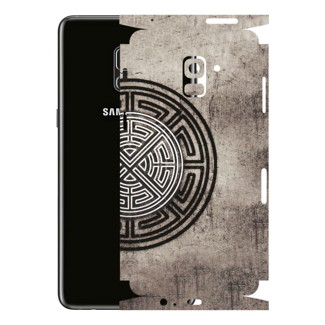 Samsung A/S Series Phone Skins (All Models) - Mysterious Circular Design - 3D Embossed Finish (L-63) Samsung Galaxy A8 Plus