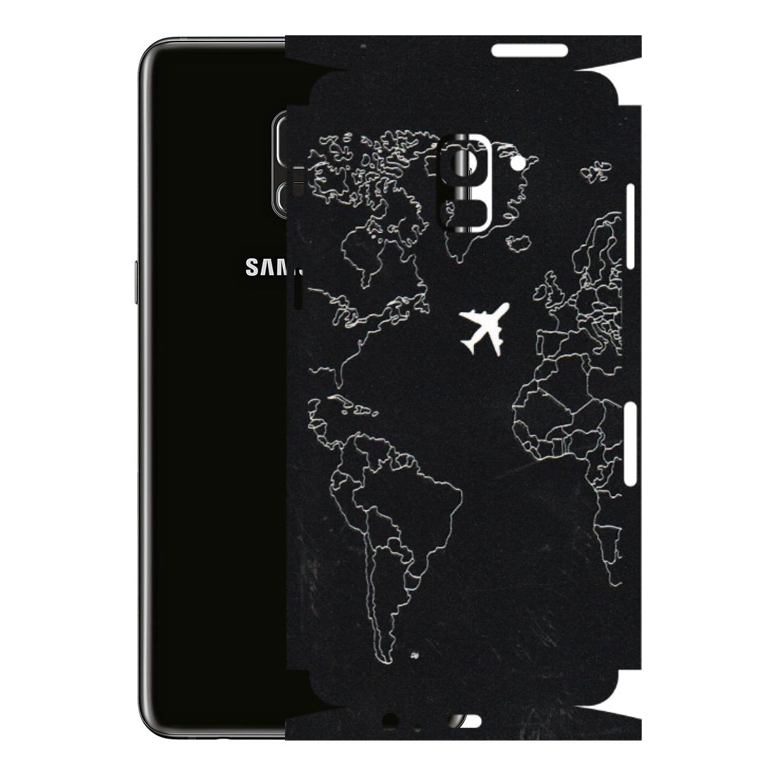 Samsung A/S Series Phone Skins (All Models) - Never Ending Travel - 3D Embossed Finish (L-79) Samsung Galaxy A8 Plus