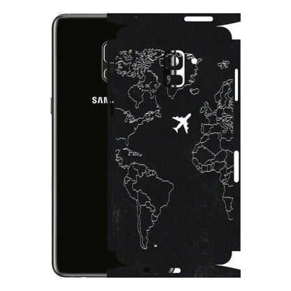 Samsung A/S Series Phone Skins (All Models) - Never Ending Travel - 3D Embossed Finish (L-79) Samsung Galaxy A8 Plus