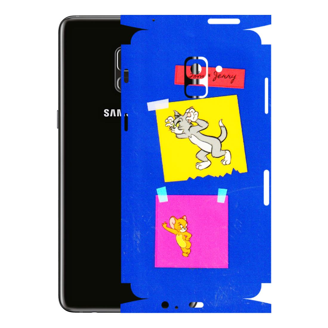 Samsung A/S Series Phone Skins (All Models) - Tom N Jerry Sticky Notes - 3D Embossed Finish (L-88) Samsung Galaxy A8 Plus