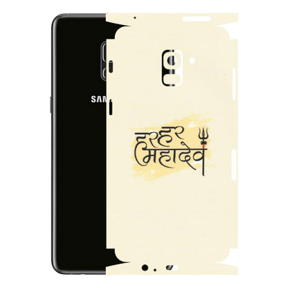 Samsung A/S Series Phone Skins (All Models) - Har Har Mahadev - Matte Finish (M-10) Samsung Galaxy A8 Plus
