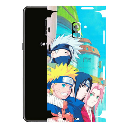 Samsung A/S Series Phone Skins (All Models) - Team Minato And Kakashi - Matte Finish (M-101) Samsung Galaxy A8 Plus