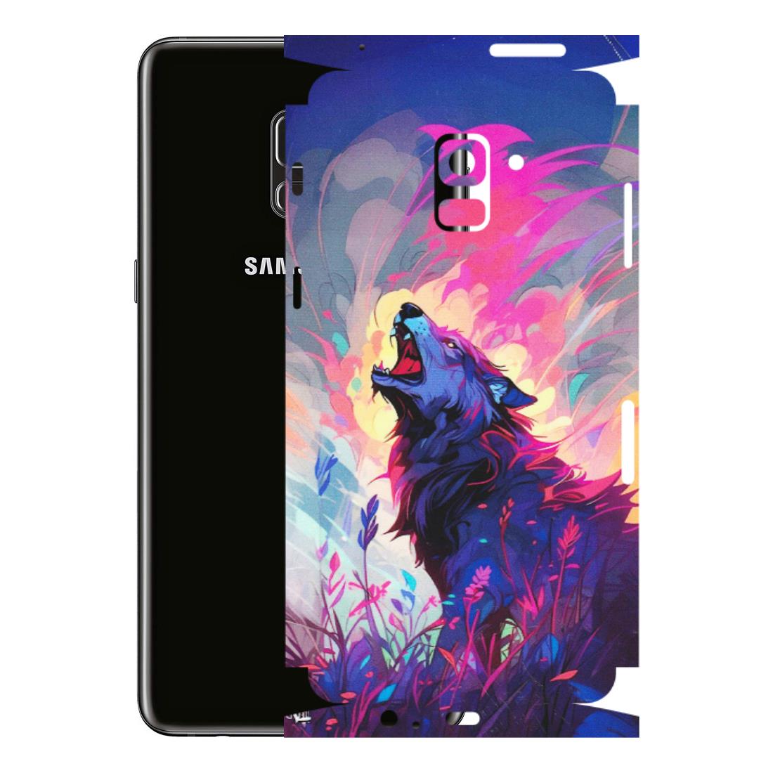 Samsung A/S Series Phone Skins (All Models) - New Wild Wolf Abstract - Matte Finish (M-125) Samsung Galaxy A8 Plus