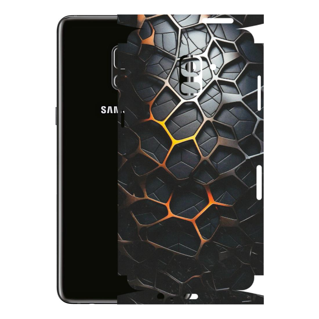 Samsung A/S Series Phone Skins (All Models) - New Abstract Graphite Tiles - Matte Finish (M-130) Samsung Galaxy A8 Plus