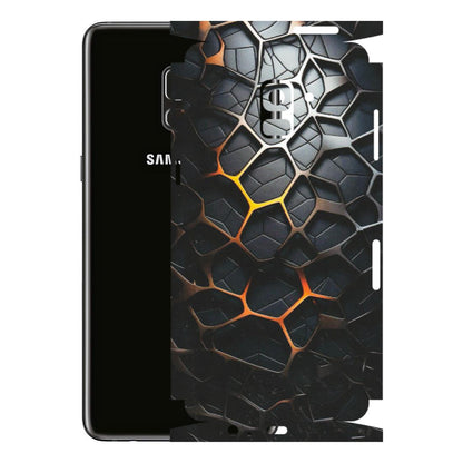 Samsung A/S Series Phone Skins (All Models) - New Abstract Graphite Tiles - Matte Finish (M-130) Samsung Galaxy A8 Plus
