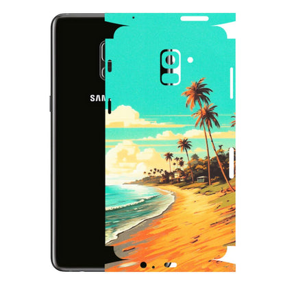 Samsung A/S Series Phone Skins (All Models) - Miami Beach - Matte Finish (M-136) Samsung Galaxy A8 Plus