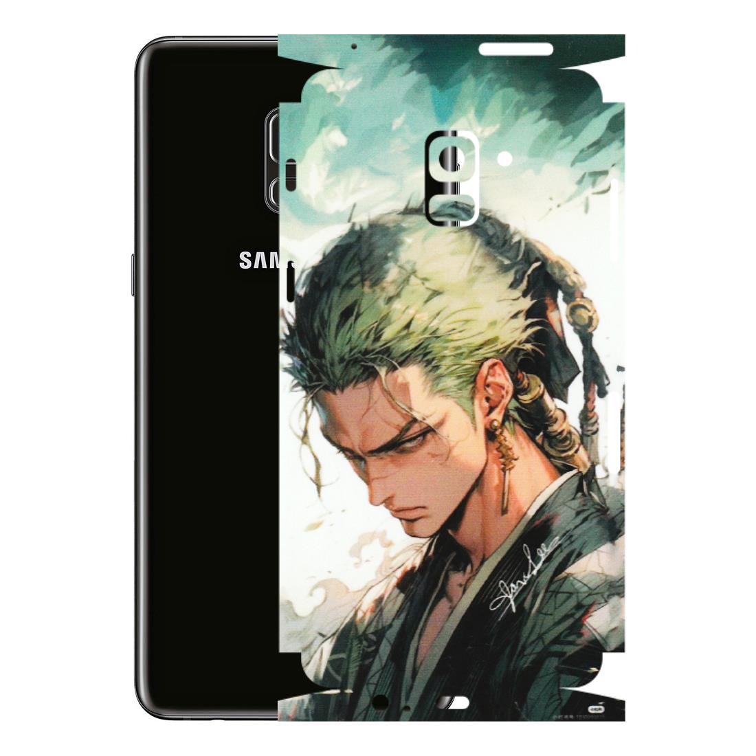 Samsung A/S Series Phone Skins (All Models) - New Roronoa Zoro One Picece Anime - Matte Finish (M-140) Samsung Galaxy A8 Plus