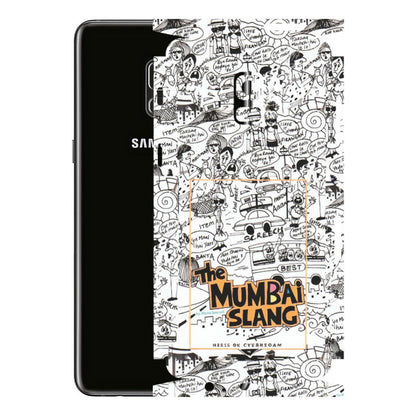 Samsung A/S Series Phone Skins (All Models) - The Mumbai Slang - Matte Finish (M-142) Samsung Galaxy A8 Plus