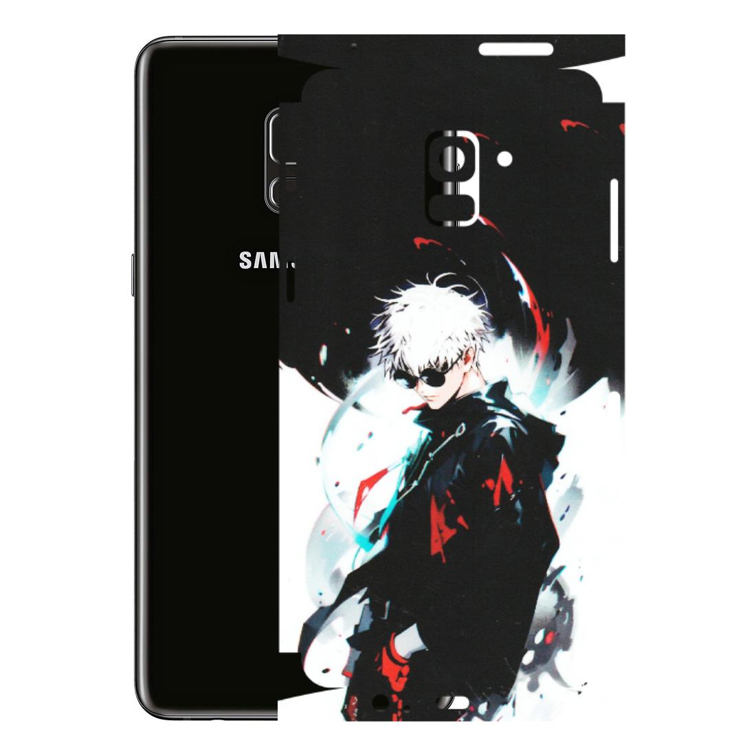 Samsung A/S Series Phone Skins (All Models) - Gojo Powerful Charater Kaisen Anime - Matte Finish (M-144) Samsung Galaxy A8 Plus
