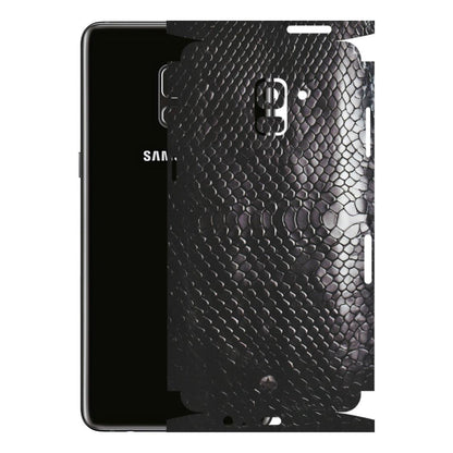 Samsung A/S Series Phone Skins (All Models) - Black Snack Leather - Matte Finish (M-147) Samsung Galaxy A8 Plus