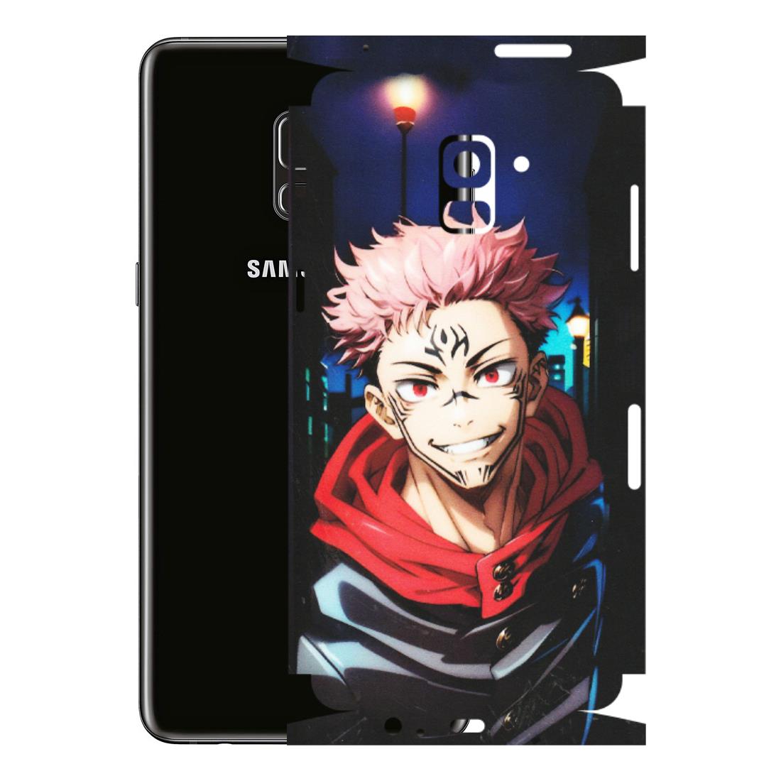 Samsung A/S Series Phone Skins (All Models) - Yuji Itadori Funny Face Anime - Matte Finish (M-152) Samsung Galaxy A8 Plus