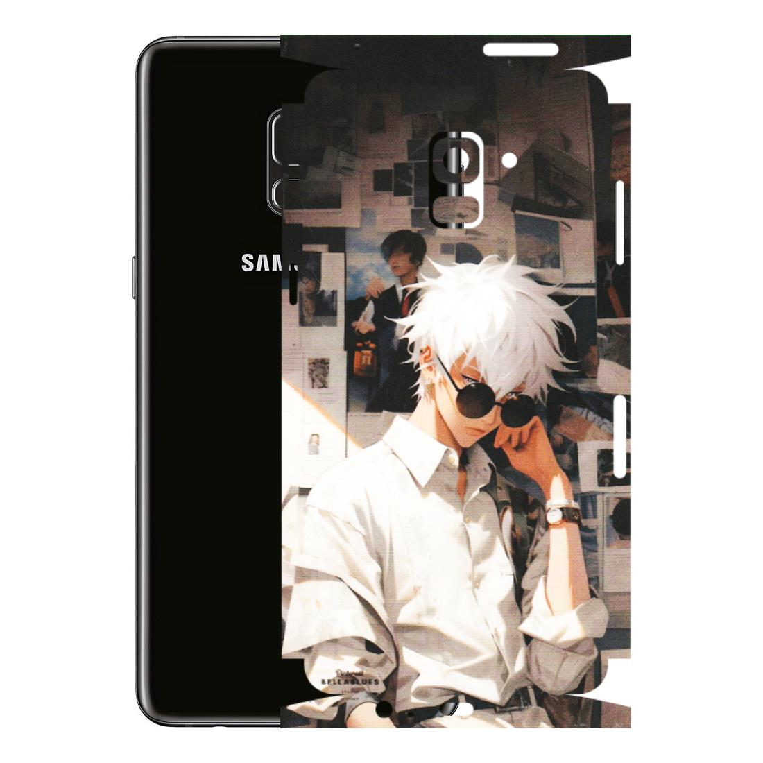 Samsung A/S Series Phone Skins (All Models) - Gojo Satoru Jujustu Kaisen Anime - Matte Finish (M-156) Samsung Galaxy A8 Plus