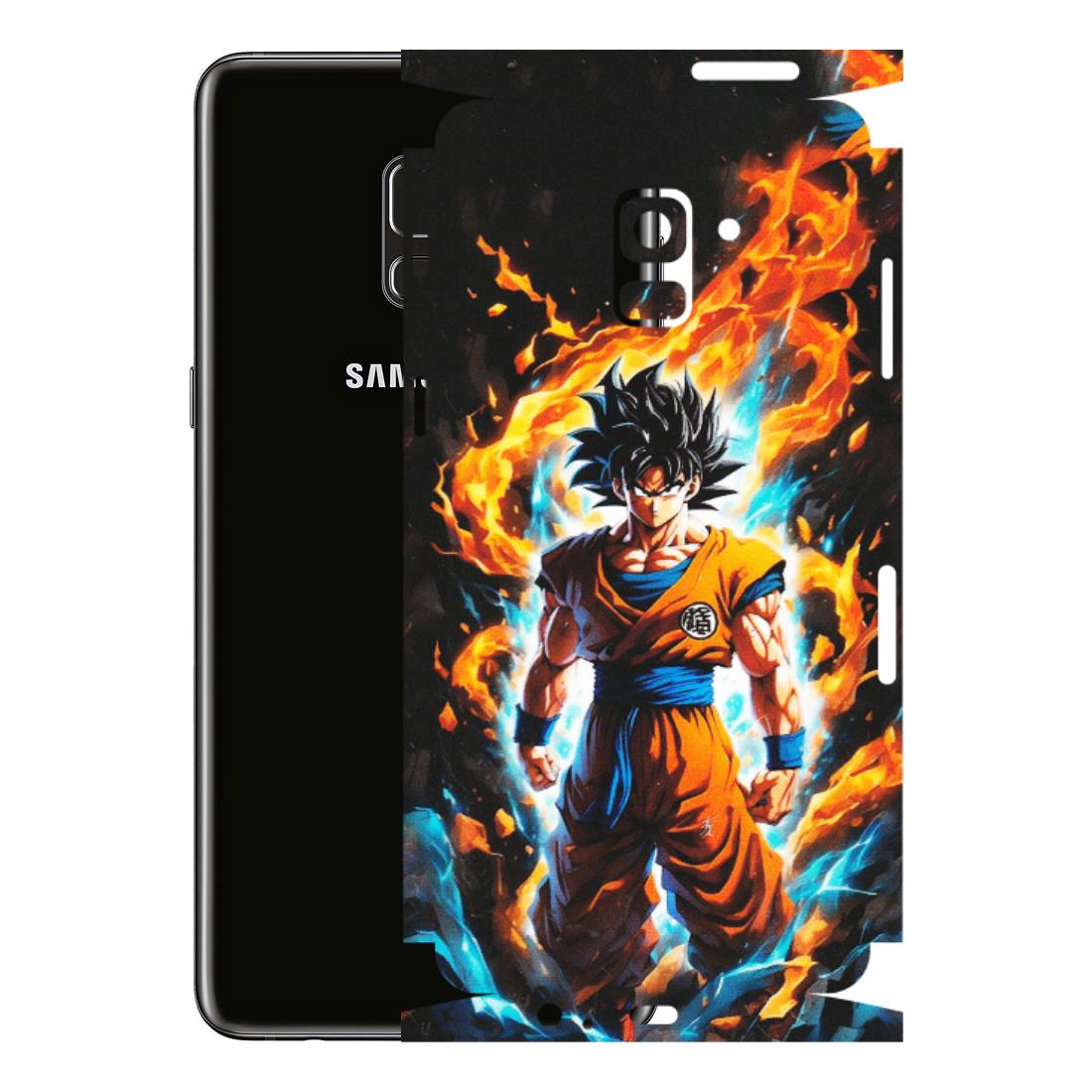 Samsung A/S Series Phone Skins (All Models) - Goku Transformation Anime - Matte Finish (M-159) Samsung Galaxy A8 Plus