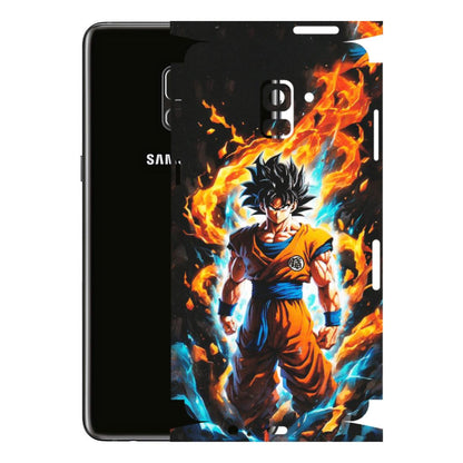 Samsung A/S Series Phone Skins (All Models) - Goku Transformation Anime - Matte Finish (M-159) Samsung Galaxy A8 Plus