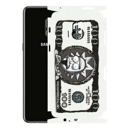 Samsung A/S Series Phone Skins (All Models) - Rick And Morty Hundred Dollar Anime - Matte Finish (M-161) Samsung Galaxy A8 Plus