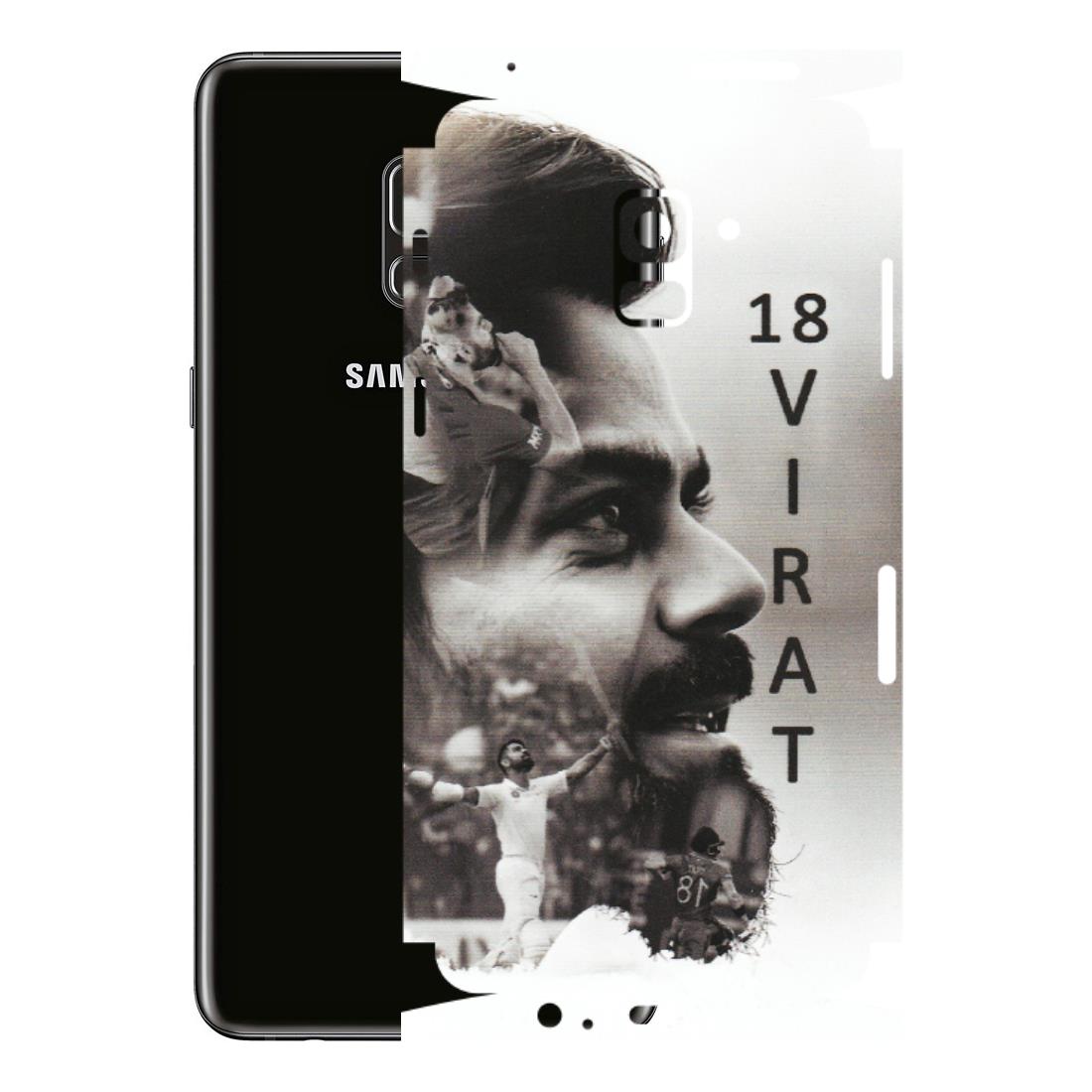 Samsung A/S Series Phone Skins (All Models) - Virat Kohli Cricketer - Matte Finish (M-163) Samsung Galaxy A8 Plus