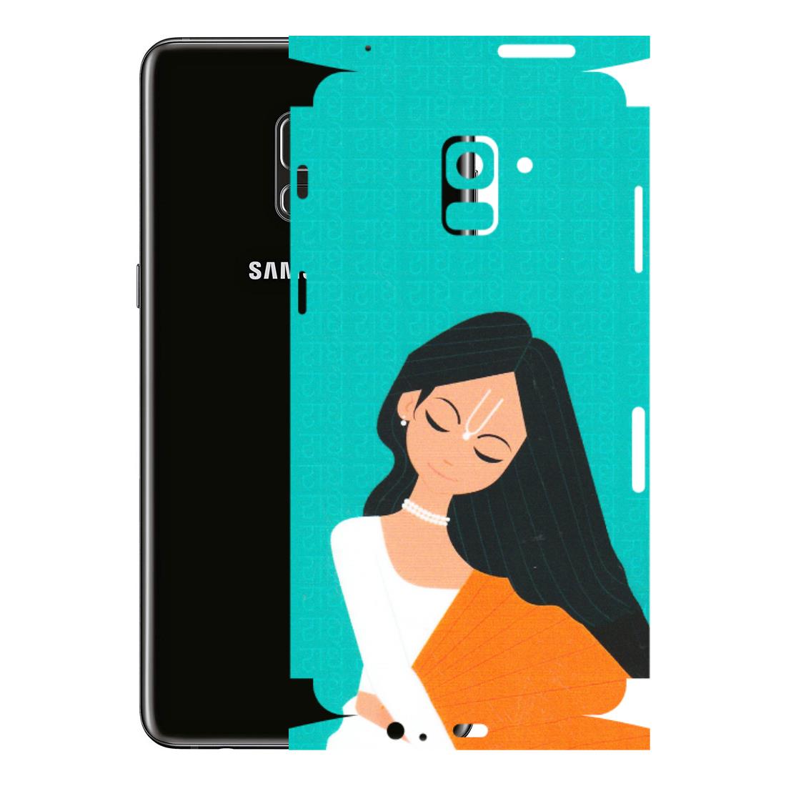 Samsung A/S Series Phone Skins (All Models) - Radhe Radhe With Hindu Symbol - Matte Finish (M-164) Samsung Galaxy A8 Plus