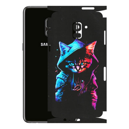Samsung A/S Series Phone Skins (All Models) - Cyberpunk Cat - Matte Finish (M-45) Samsung Galaxy A8 Plus