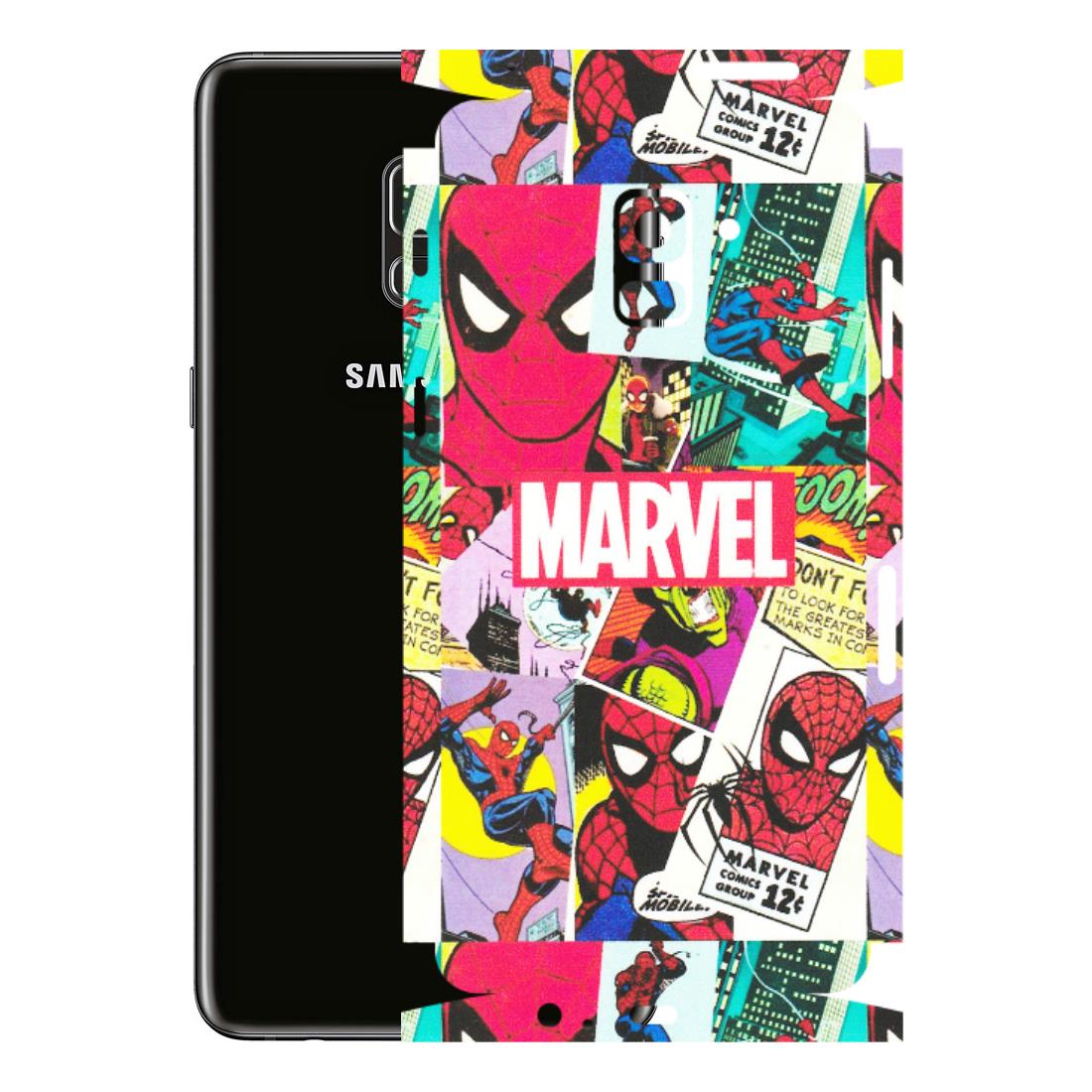 Samsung A/S Series Phone Skins (All Models) - Marvel Comic Spiderman Grafitti - Matte Finish (M-72) Samsung Galaxy A8 Plus