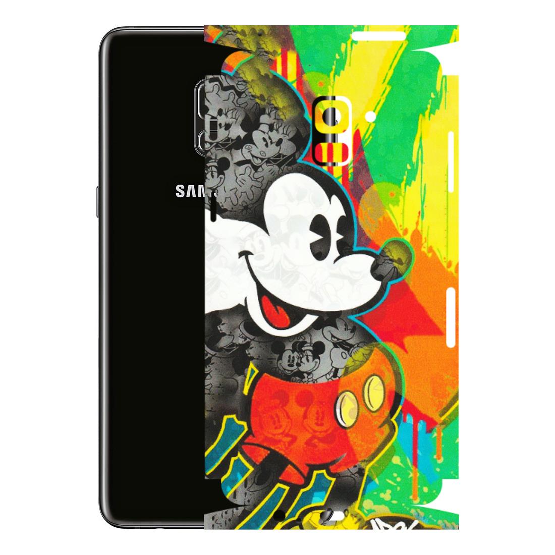 Samsung A/S Series Phone Skins (All Models) - Multiple Mickey With Colourful Texture - Matte Finish (M-84) Samsung Galaxy A8 Plus